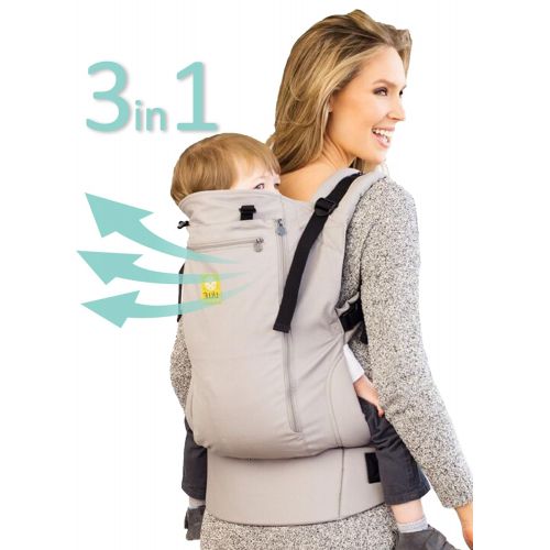  LILLEbaby LLLEEbaby 3 in 1 CarryOn All Seasons Toddler Carrier, Stone