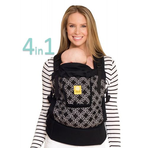  4 in 1 ESSENTIALS Baby Carrier by LILLEbaby  Black Knots