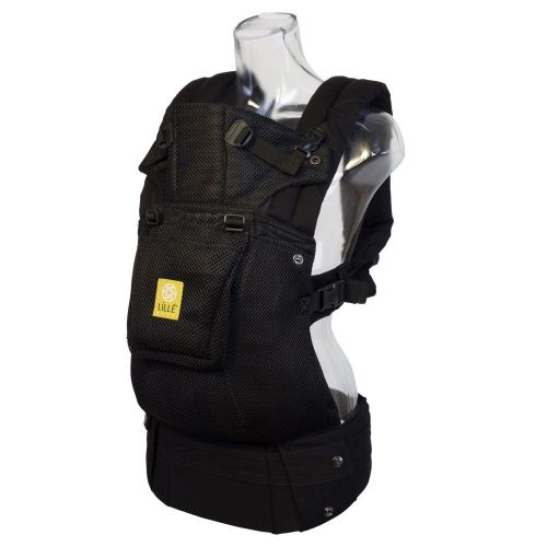  LILLEbaby Complete Airflow 6-in-1 Baby Carrier - Black on Black