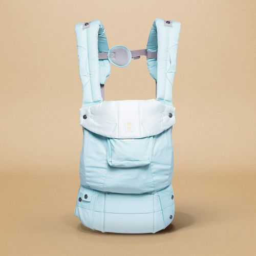  LILLEbaby LLLEEbaby The Complete Organi-Touch SIX-Position 360 Ergonomic Baby & Child Carrier, Sea Glass...