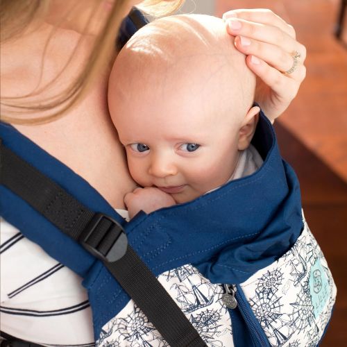  4 in 1 ESSENTIALS Baby Carrier by LILLEbaby  Blue Maritime