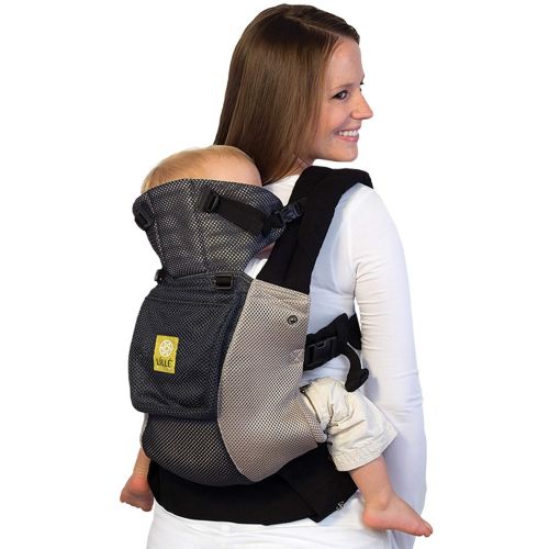  LILLEbaby LiLLEEbaby The COMPLETE Airflow SIX-Position 360° Ergonomic Baby & Child Carrier, Black - Cotton Baby Carrier, Ergonomic Multi-Position Carrying for Infants Babies Toddlers