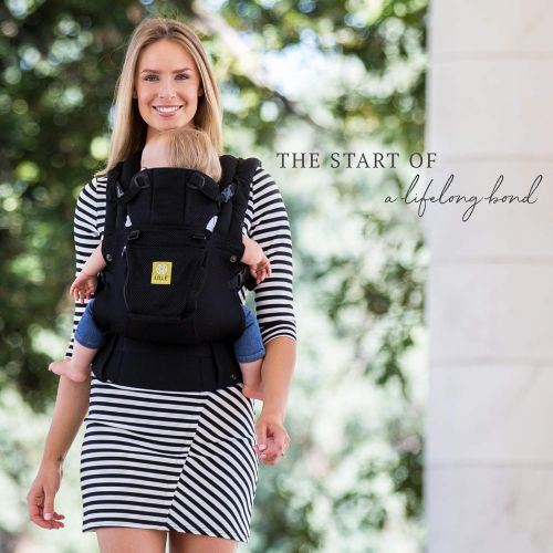  LILLEbaby LiLLEEbaby The COMPLETE Airflow SIX-Position 360° Ergonomic Baby & Child Carrier, Black - Cotton Baby Carrier, Ergonomic Multi-Position Carrying for Infants Babies Toddlers