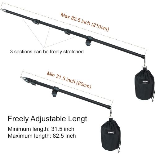  [아마존베스트]LINCO Lincostore Zenith Photography Boom Arm 83 / 210cm with Sandbag, AM224 (Not Including Stand)