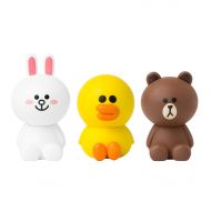 LINE FRIENDS Car Air Freshener Three Pieces Set One Size Multicolored