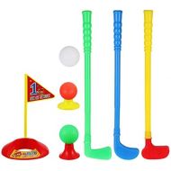 [아마존베스트]LIOOBO Plastic Toys Game Golf Game Children Educational Fun Sports Toys for Golfers Toddlers Random Color