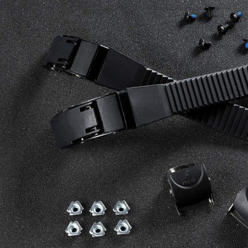  LIOOBO 2 Set Replacement Inline Skate Strap Skating Shoes Energy Strap Skate Strap Buckles Screws for Men Women Kids