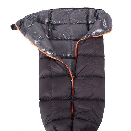  LIOOBO Outdoor Winter Camping Hunting Thickened Cotton Sleeping Bag(Black)