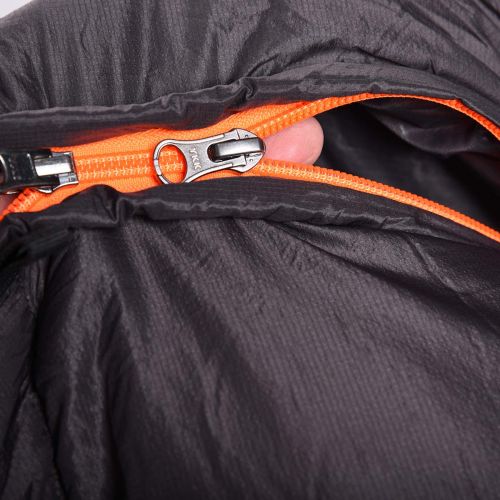  LIOOBO Outdoor Winter Camping Hunting Thickened Cotton Sleeping Bag(Black)