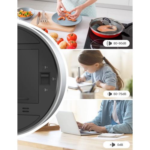  [아마존베스트]LIORQUE Digital Kitchen Timer Magnetic Timer Digital Egg Timer with Aluminium Alloy Frame, Large LED Screen, 3 Levels Volume for Cooking, Sports, Study, incl. battery.