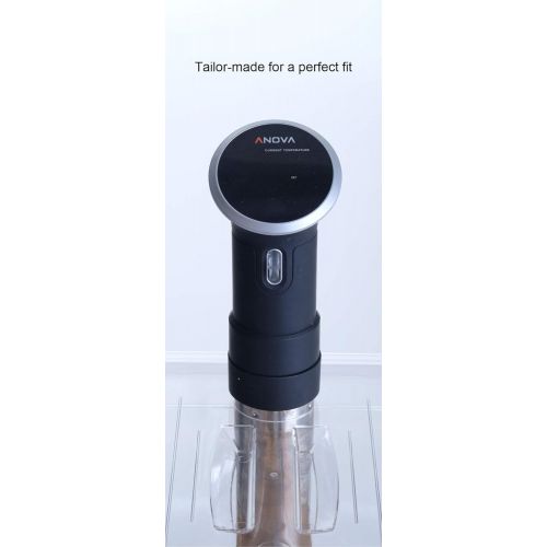  LIPAVI C15L-AP Lid for LIPAVI C15 Sous Vide Container, with precision cut-out for the ANOVA PRECISION/Primo Eats Pod/Chefelix/G&M/CookTeck/Flexzion/Garmercy immersion circulator