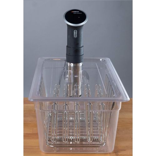  LIPAVI C15L-AP Lid for LIPAVI C15 Sous Vide Container, with precision cut-out for the ANOVA PRECISION/Primo Eats Pod/Chefelix/G&M/CookTeck/Flexzion/Garmercy immersion circulator
