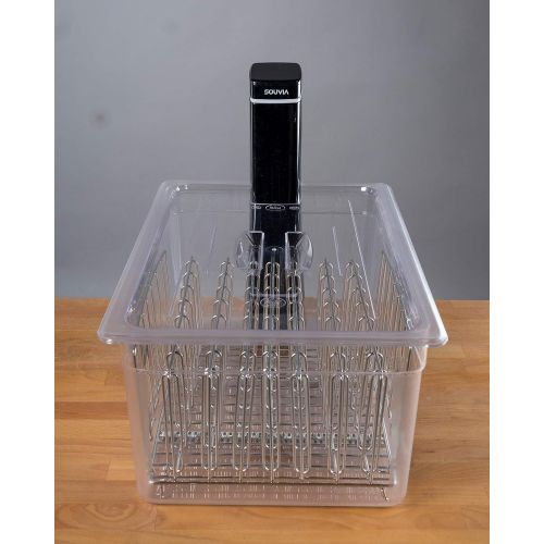  LIPAVI C20L-SOU Lid for LIPAVI C20 Sous Vide Container, with precision cut-out for the Dissna/Razorri/Souvia/AUKUYEE immersion circulator