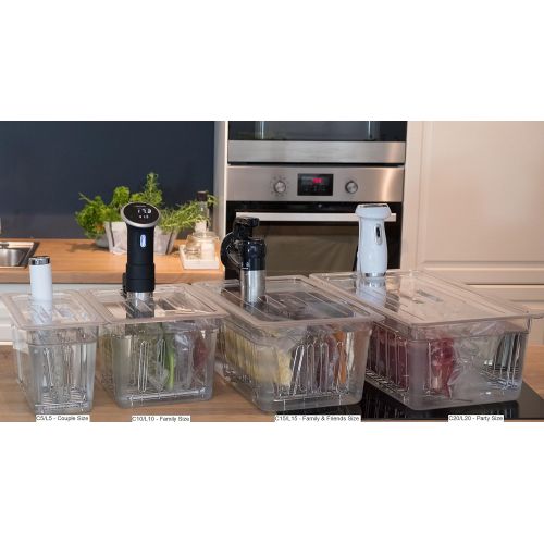  C10L-GO Lid tailored for Gourmia with LIPAVI Sous Vide Container C10