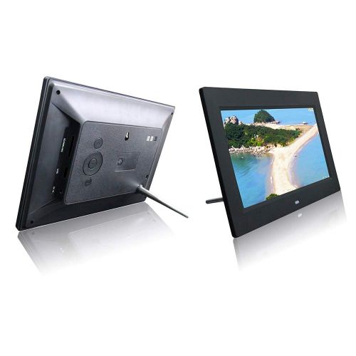  LIRONG Digital Photo Frame High-Resolution Widescreen LCD, MP3 Music and HD Video Playback, Automatic OnOff Timer, Slim Design