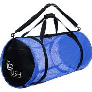 [아마존베스트]LISH Mesh Dive Bag - XL Multi-Purpose Equipment Diving Duffle Gear Tote, Ideal for Scuba, Snorkeling, Surfing and More