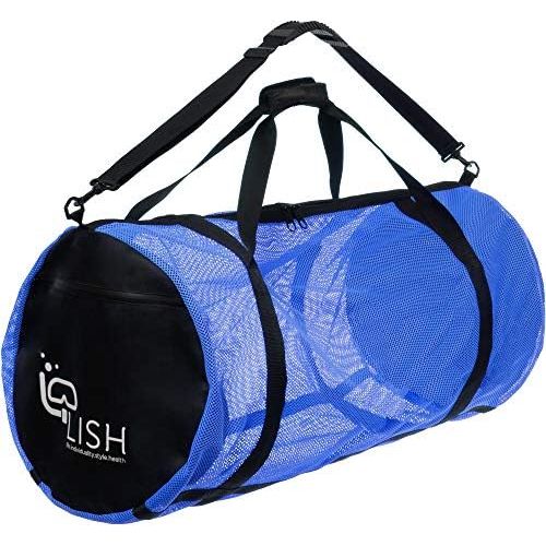  [아마존베스트]LISH Mesh Dive Bag - XL Multi-Purpose Equipment Diving Duffle Gear Tote, Ideal for Scuba, Snorkeling, Surfing and More