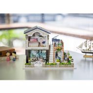 LISYANG Romantic and Cute Dollhouse Miniature DIY House Kit Creative Room Perfect DIY Gift for Friends,Lovers and Families-Including Dust Cover