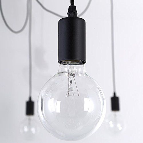  Industrial Vintage Edison Spider Light-LITFAD 14 Lights Multiple Ajustable DIY Ceiling Light Pendant Light Antique Large Barn Chandelier