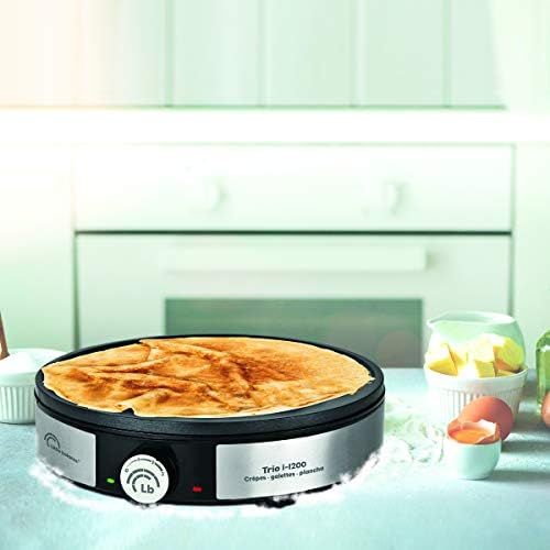  [아마존베스트]Little Balance Maxi Crepes Trio i-1200 Electric Crepes Stainless Steel