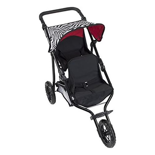  Little rose Deluxe Double Jogger Doll Twin Stroller Adjustable Handle High Quality Performance