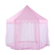 LIUFENGLONG Beach Tent Portable Kids Game Tent - Play Tent Princess Castle Pink - Hexagon Net Game Room Mosquito Net Baby Toy House - Indoor And Outdoor Use Weekend Vacation Partners Play Rela