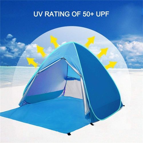  LIUFENGLONG Beach Tent Outdoor Camping Free Build Speed Relaxation Holiday Tent Hydraulic Suitable For 2-3 People 3 Seasons Lightweight Waterproof Tent Family Sports Hiking Hiking Friends Part