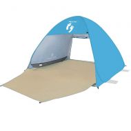 LIUFENGLONG Beach Tent UV Protection Waterproof Beach Tent Super Beach Umbrella Outdoor Automatic Sun Shelter Cabana Portable Folding Multi-Purpose Tent (Color : Blue)