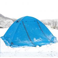 LIUFENGLONG Beach Tent Outdoor Camping Night Climbing to See The Sunrise Field Tent Camping Tent Beach Holiday Sun Protection UV Rain Double Double Aluminum Pole Rain Snow Tent Eas