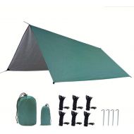 LIUFS Waterproof Tent Tarp，9.84ft9.84ft Lightweight Durable Camping Tent Tarp Shelter Mat Portable Multifunctional Tent Shelter for 3-4 People