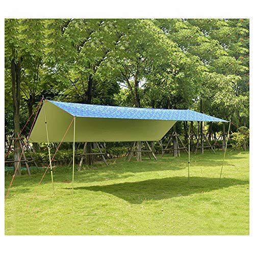  LIUFS Waterproof Camping Tarp, 9.84ft13.12ft Durable Tarp Hammock Ultralight Windproof Camping Shelter Canopy for Backpacking, Hiking, and Travel, with Storage Bag