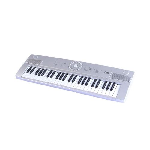  LIUFS-Piano Childrens Keyboard 49-key English Version Of The Multi-function Introduction Teaching Puzzle Enlightenment Toys (Color : Gray-49 keys)