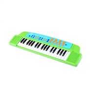 LIUFS-Piano Childrens Keyboard Toy 3-6 Years Old Beginner 37 Keys (Color : Green-37 keys)