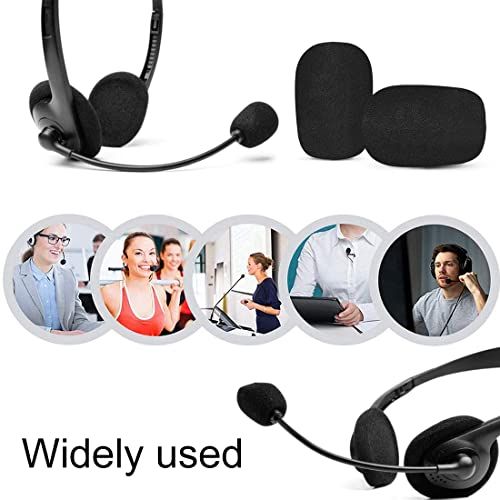  [아마존베스트]JZZJ 15 x Lapel Headset Microphone Windscreen Foam Microphone Cover Mini Size