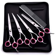 LIUWEINN Pet Scissors, 7-inch Professional Puppy Shearing Scissors Set, Hairdressing Scissors Beauty kit