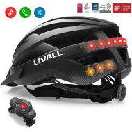 LIVALL riding LIVALL MT1 Smart Bike Helmet,Cycling Mountain Bluetooth Helmet,Bluetooth Speakers,Wireless Turn Signals Tail Lights,Walkie-Talkie,SOS Alert,Up to 12hrs Working time Certified and L