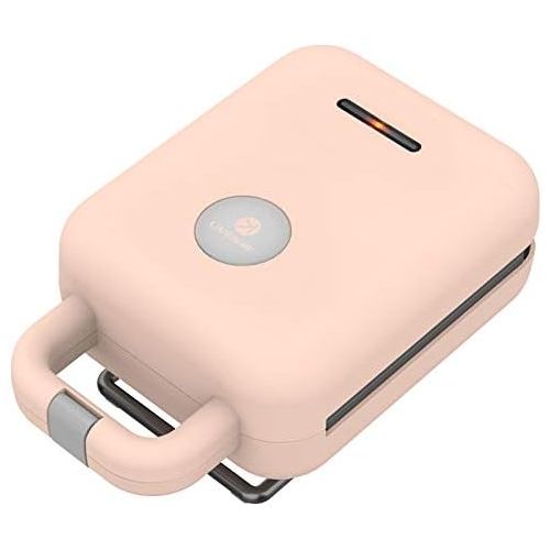  [아마존베스트]Liven C-2 Single Mini Waffle Maker, Sandwich Maker,Donuts Maker 3-in-1 Waffle Iron，Paninis Press Grill Detachable Non-stick Coating，breakfast maker （Pink） …