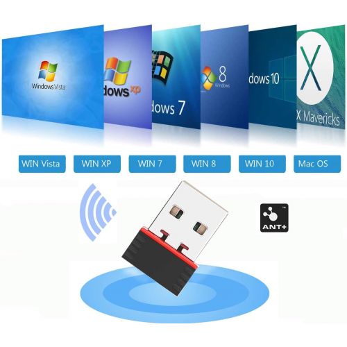  [아마존베스트]LIVLOV LIVL0V V5 ANT+ USB Stick Dongle for Wahoo, Garmin, Suunto, Zwift, TacX, Bkool, PerfPRO Studio, CycleOps, TrainerRoad to Upgrade Bike Trainer, Forerunner, Win7&10, MacBook, TacX Min