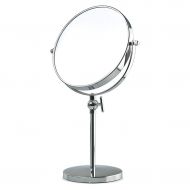 LIXHZJ Vanity Mirror, Dressing Table Makeup Mirror with 3X 5X 7X 10x Swivel Table Magnifying Mirror with Zoom Hd Dresser Mirror Makeup Silver