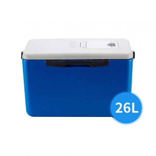  LIYANBWX Portable 26L Mini Fridge Cooler Chiller and Warmer -Ideal for Home Bedrooms Offices Camping Car Caravan  Comes with Handle and Skylight （Blue）