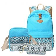 LIZAIDA MENENDEZ Geometry Dot Casual Canvas Backpack bag,LIQING Fashion Cute Lightweight Backpacks for Teen Young Girls Boys,Cute Lightweight Canvas Bookbags School Backpacks for Teen Girls Boys (B