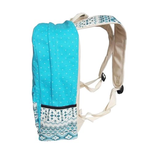 LIZAIDA MENENDEZ Geometry Dot Casual Canvas Backpack bag,LIQING Fashion Cute Lightweight Backpacks for Teen Young Girls Boys,Cute Lightweight Canvas Bookbags School Backpacks for Teen Girls Boys (B
