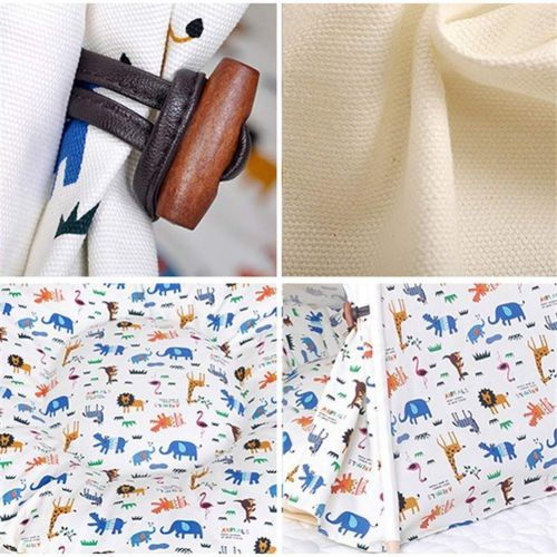  LJCAT Cotton Washable Canvas Household Tent Conical Tent Nest Cat Rabbit Animal Dog Bed with Cushion Small Blackboard Home Decoration Pet Supplies