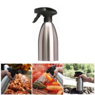 LJZspangle Olive Oil Sprayer for Cooking, Food-grade Stainless Steel Oil Bottle Coconut Oil Sprayer Dispenser Convinient for BBQ/Grilling/Salad/Baking/Frying, 17 oz Capacity