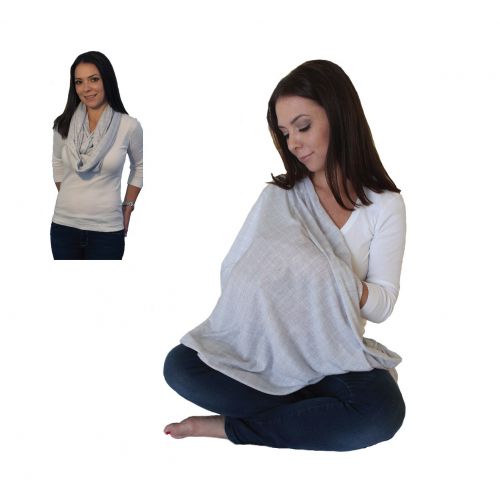  LK Baby Infinity Nursing Scarf Breastfeeding Cover Ultra Soft Premium Jersey Polyester- 100% AZO...