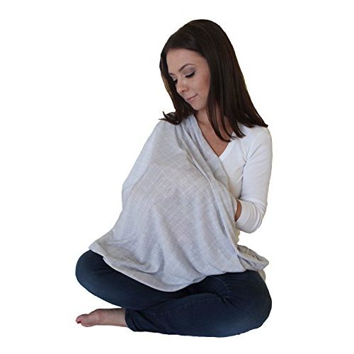  [아마존베스트]LK Baby Infinity Nursing Scarf Breastfeeding Cover Ultra Soft Premium Jersey Polyester- 100% AZO...