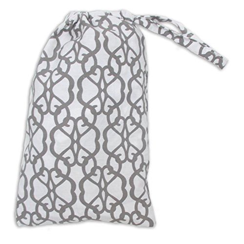  [아마존베스트]LK Baby Nursing Cover for Breastfeeding Privacy Soft 100% Cotton in Grey White