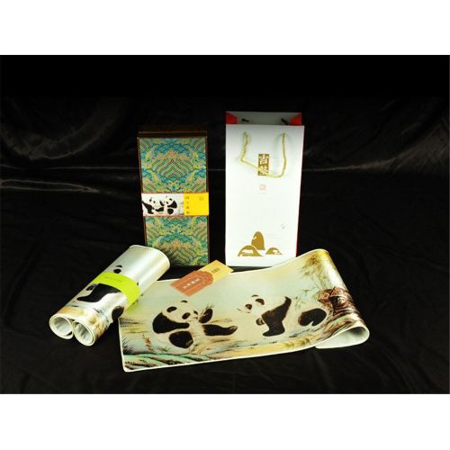  LL-COEUR Giant Panda Mousepad Gaming Mouse Mat Silk Table Desk Pad Non-slip (Multi -700 x 320 x 3 mm)