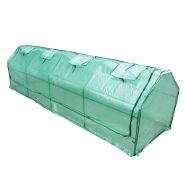 LLDHUAJIA LIANGLIANG Greenhouse Plant Warm Shed Heat Preservation Extra Large Rainproof Cover PE Plastic Durable Portable Can Move Gardening (Color : Green, Size : 360x90x94cm)