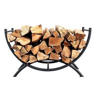 LLFF Firewood Holder Log Basket, for Wood with Steel Wood Cradle for Wood Stove Hearth Log Carrier for Kindling Indoor Outdoor Coal Holder